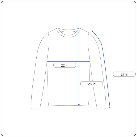 Vintage Kingsport Sweater Adult MEDIUM Blue Gray Striped Knit Sears Preppy 80s - Picture 6 of 7